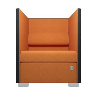 Kulik System - Conference Line - Akustiksofa (Orange/Sort)